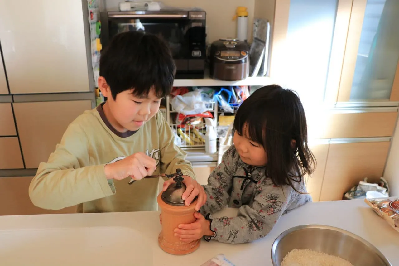 パパママ、おいしいコーヒー飲んでね