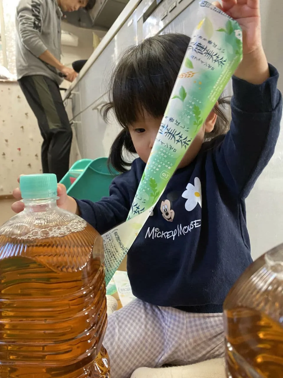 一石二鳥のラベル剥がし