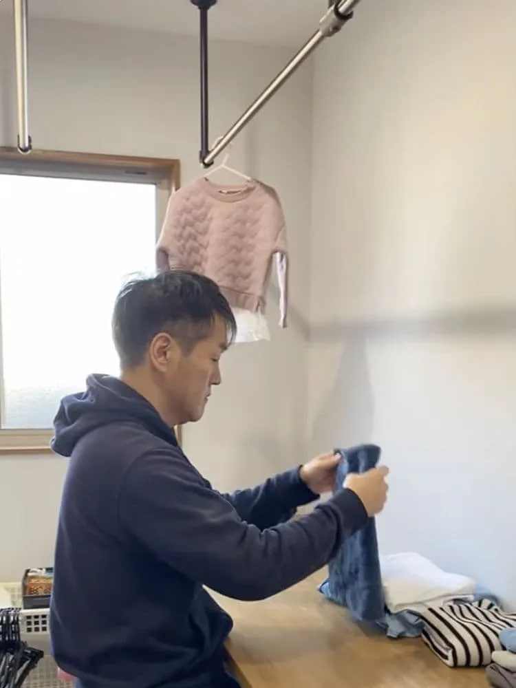 ランドリールームの工夫　